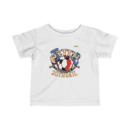 Cute Soccer logo Infant Fine Jersey Tee-My Bright Side Clothing