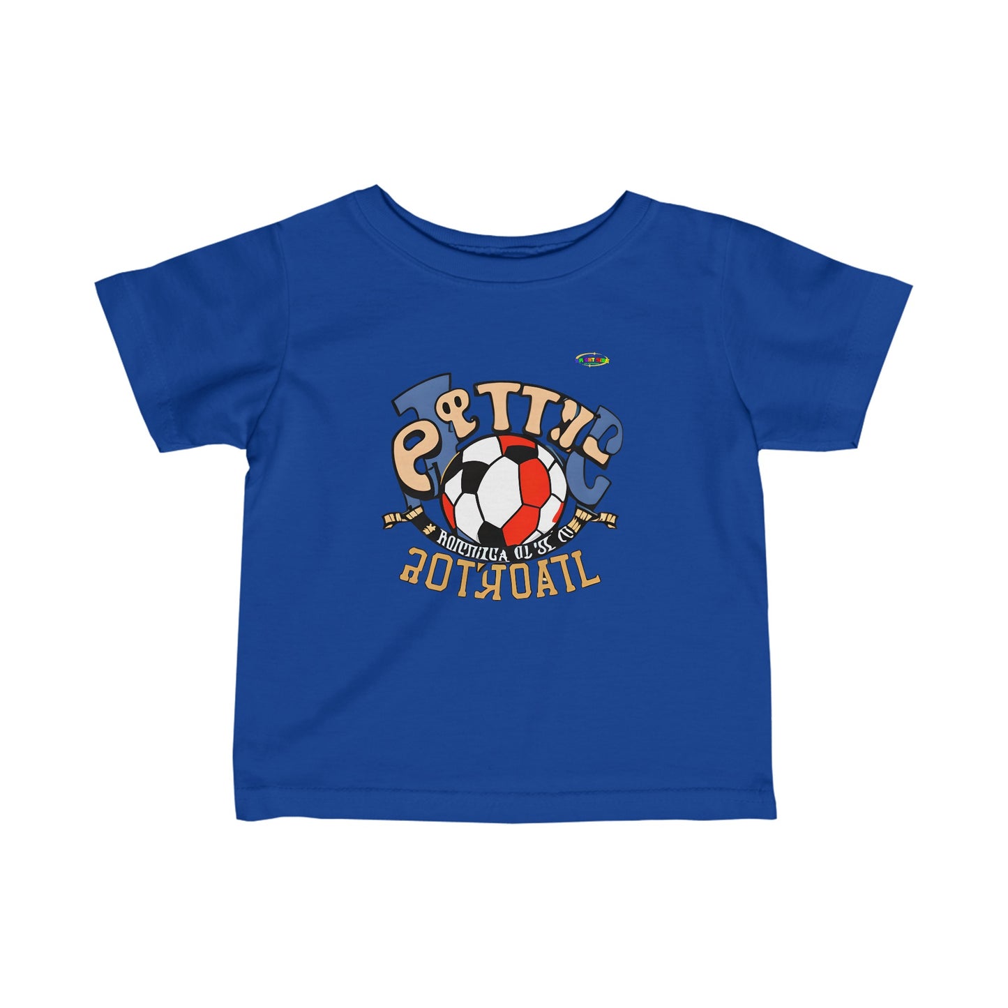 Cute Soccer logo Infant Fine Jersey Tee-My Bright Side Clothing