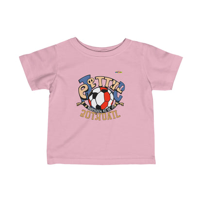 Cute Soccer logo Infant Fine Jersey Tee-My Bright Side Clothing