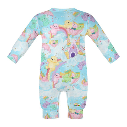 Cute Pastel Rainbow Bears Baby Romper- My Bright Side Clothing