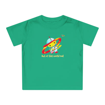 Cute Out of this world cool space boy graphic Baby T-Shirt-My Bright Side Clothing