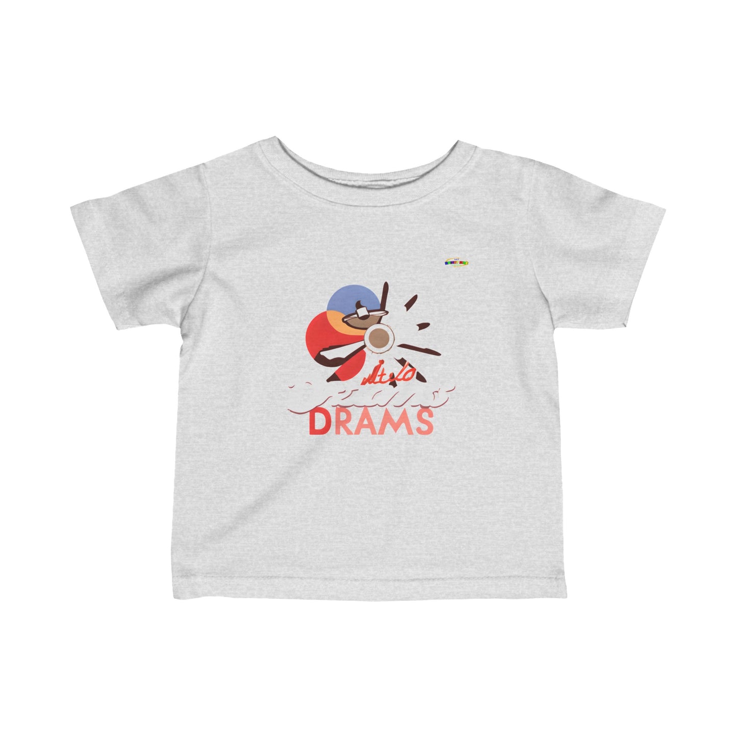 Cute Dreaming to fly logo Infant Fine Jersey Tee-My Bright Side Clothing