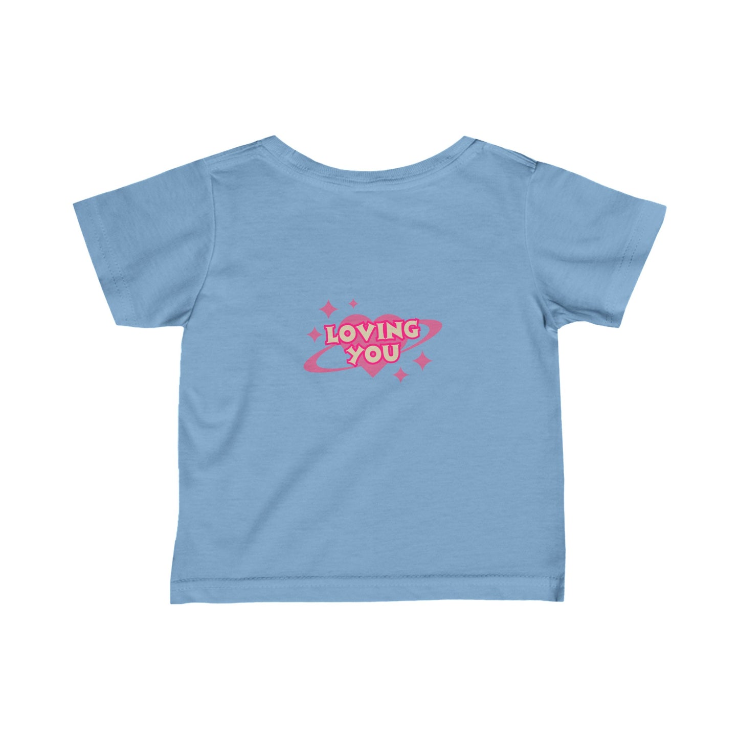 Cute Loving me Loving You Heart Puppy Infant Fine Jersey Tee-My Bright Side Clothing