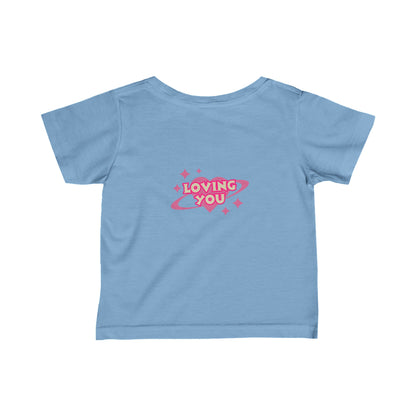 Cute Loving me Loving You Heart Puppy Infant Fine Jersey Tee-My Bright Side Clothing