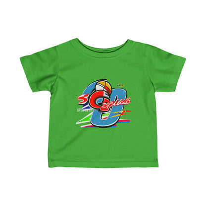 Cute Sports logo Infant Fine Jersey Tee-My Bright Side Clothing