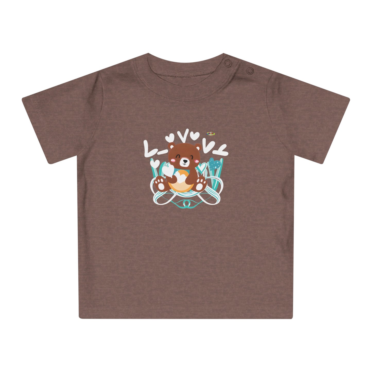 Cute Love Bear Baby T-Shirt-My Bright Side Clothing