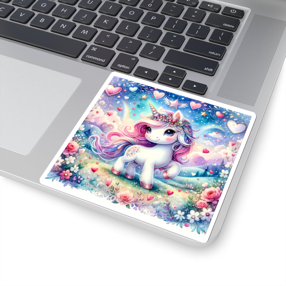 Magical Unicorn Love Kiss-Cut Sticker-My Bright Side Clothing