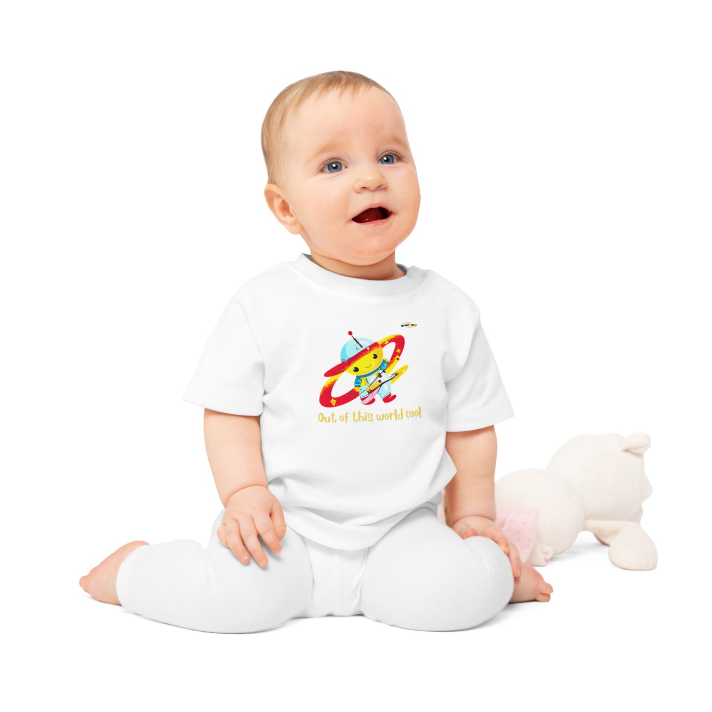 Cute Out of this world cool space boy graphic Baby T-Shirt-My Bright Side Clothing