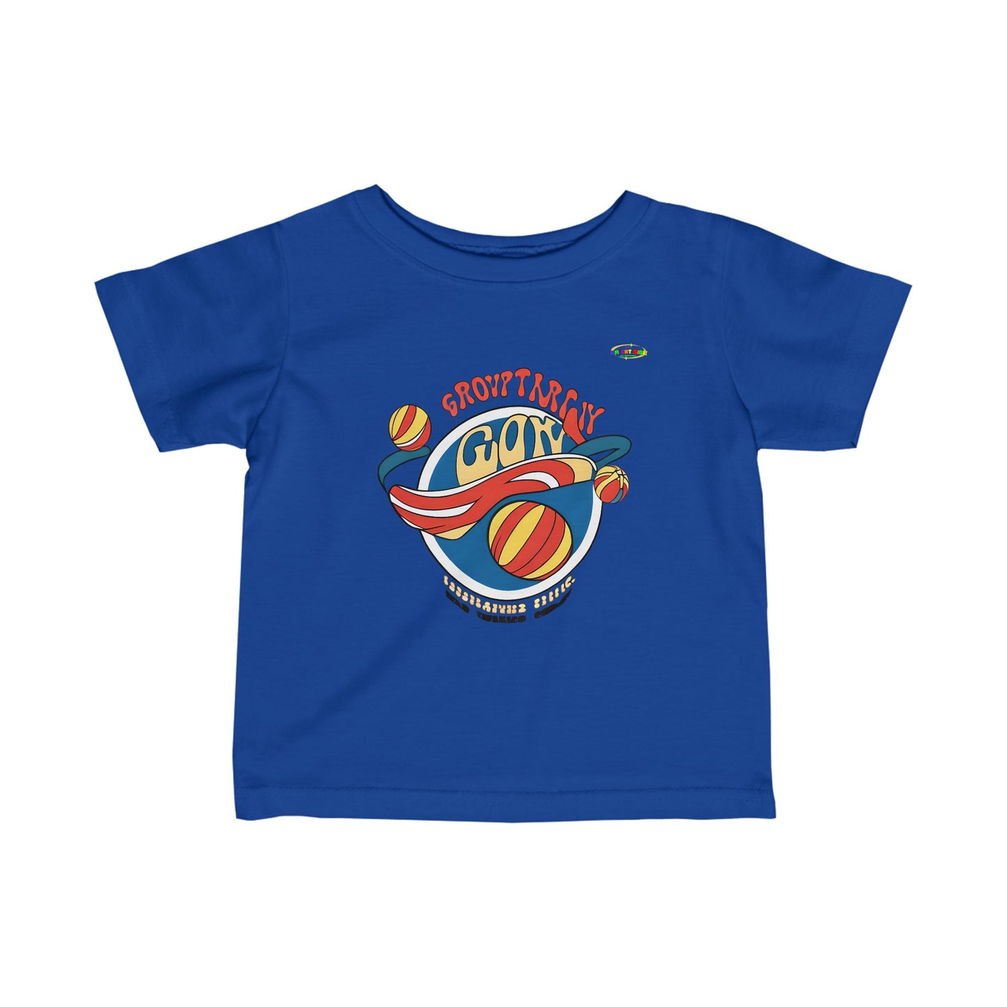 Cute Sports Logo Infant Fine Jersey Tee-MyBrightSideClothing