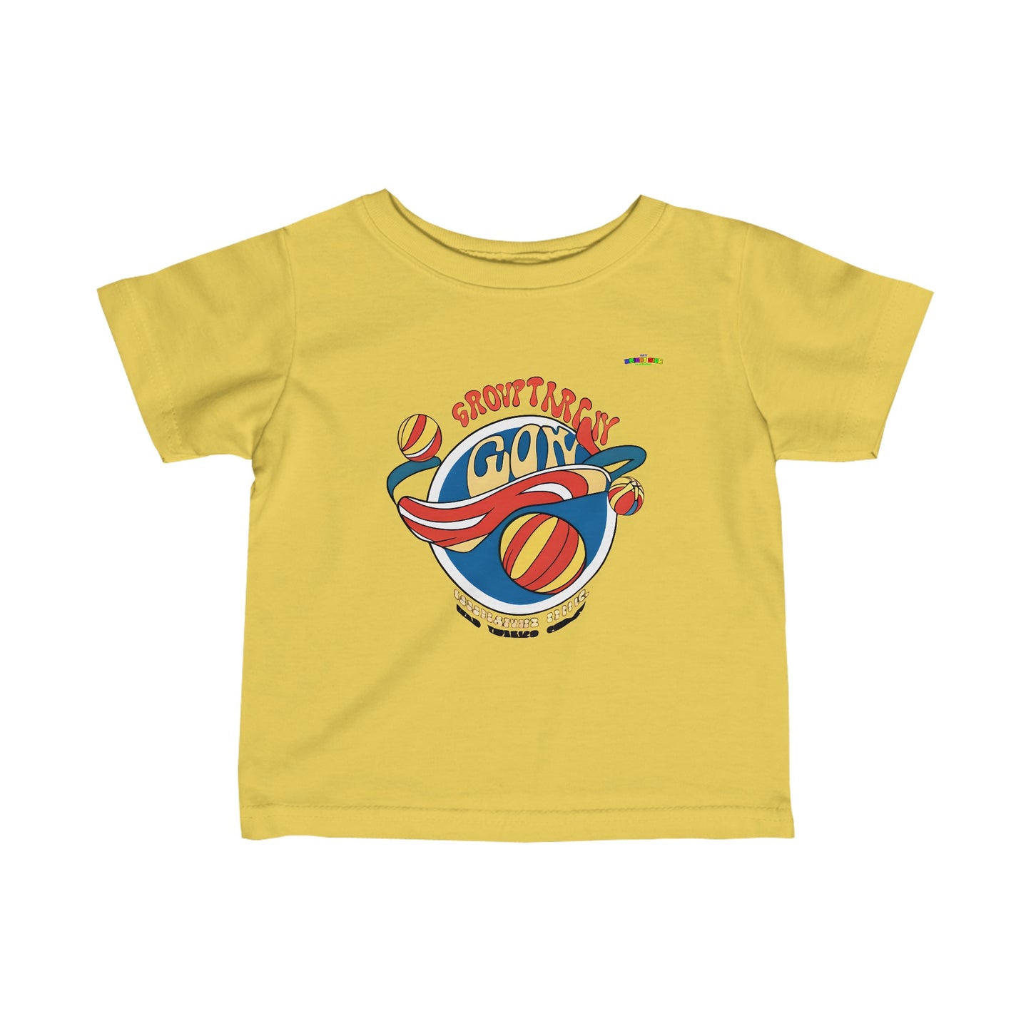 Cute Sports Logo Infant Fine Jersey Tee-MyBrightSideClothing