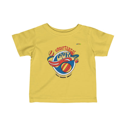 Cute Sports Logo Infant Fine Jersey Tee-MyBrightSideClothing