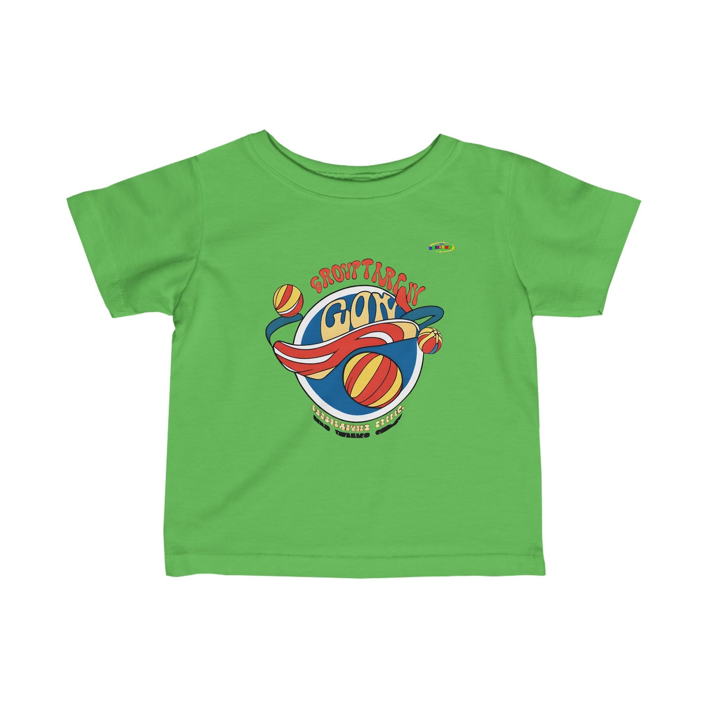 Cute Sports Logo Infant Fine Jersey Tee-MyBrightSideClothing