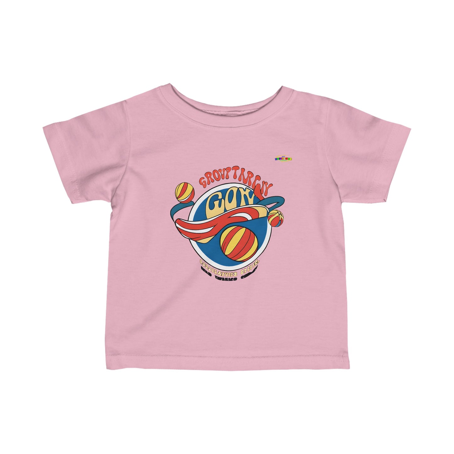 Cute Sports Logo Infant Fine Jersey Tee-MyBrightSideClothing