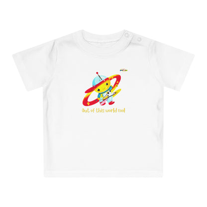 Cute Out of this world cool space boy graphic Baby T-Shirt-My Bright Side Clothing