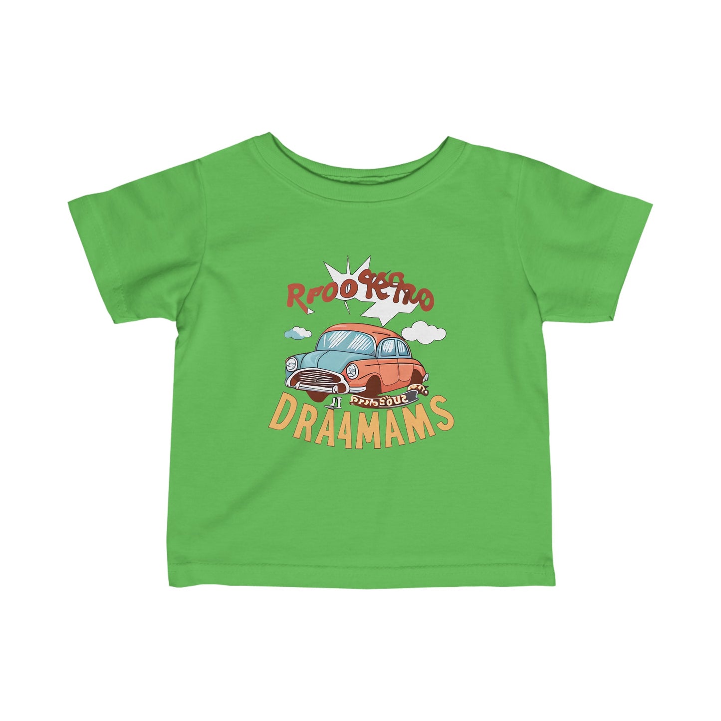 Cute little Retro Car Logo Infant Fine Jersey Tee-MyBrightSideClothing