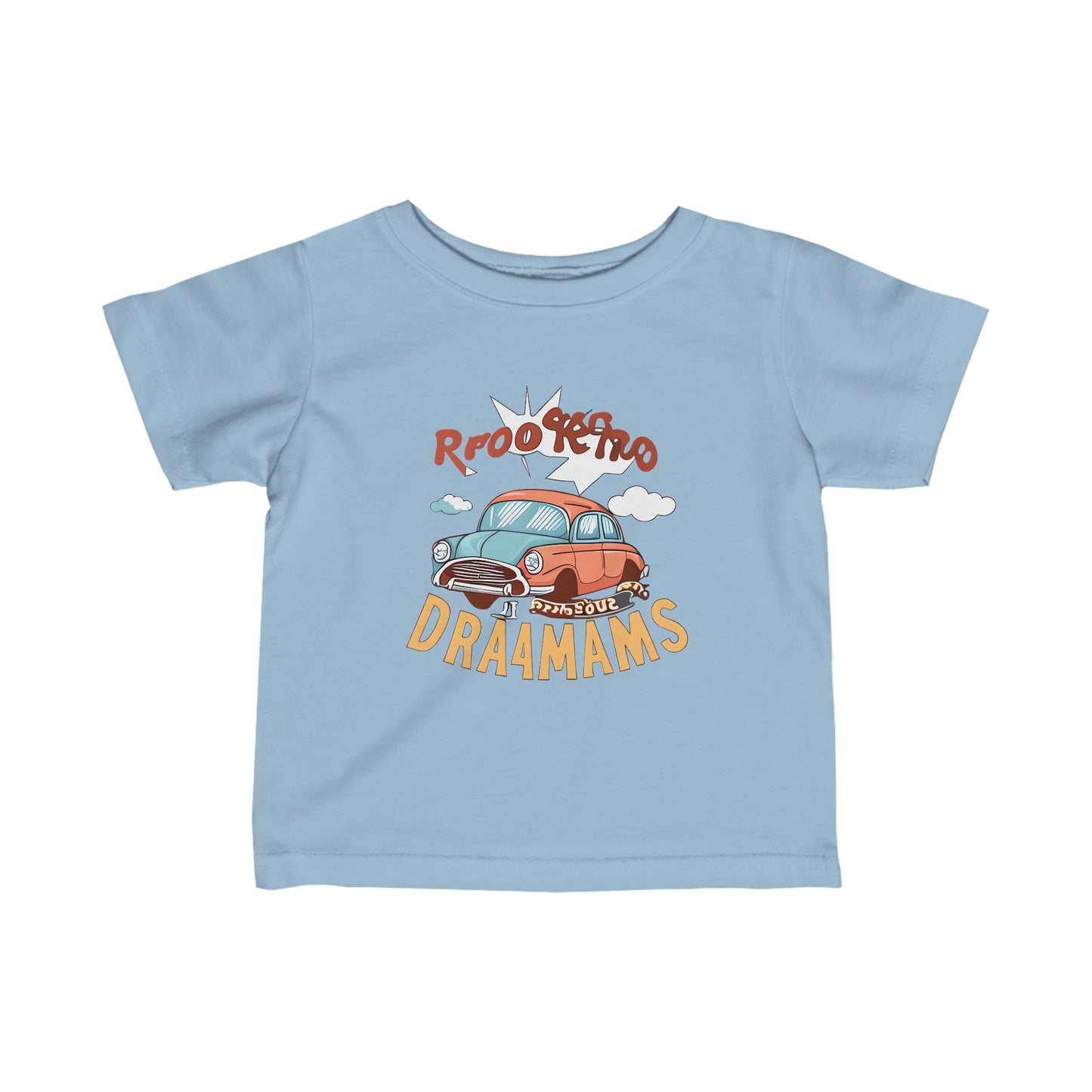 Cute little Retro Car Logo Infant Fine Jersey Tee-MyBrightSideClothing