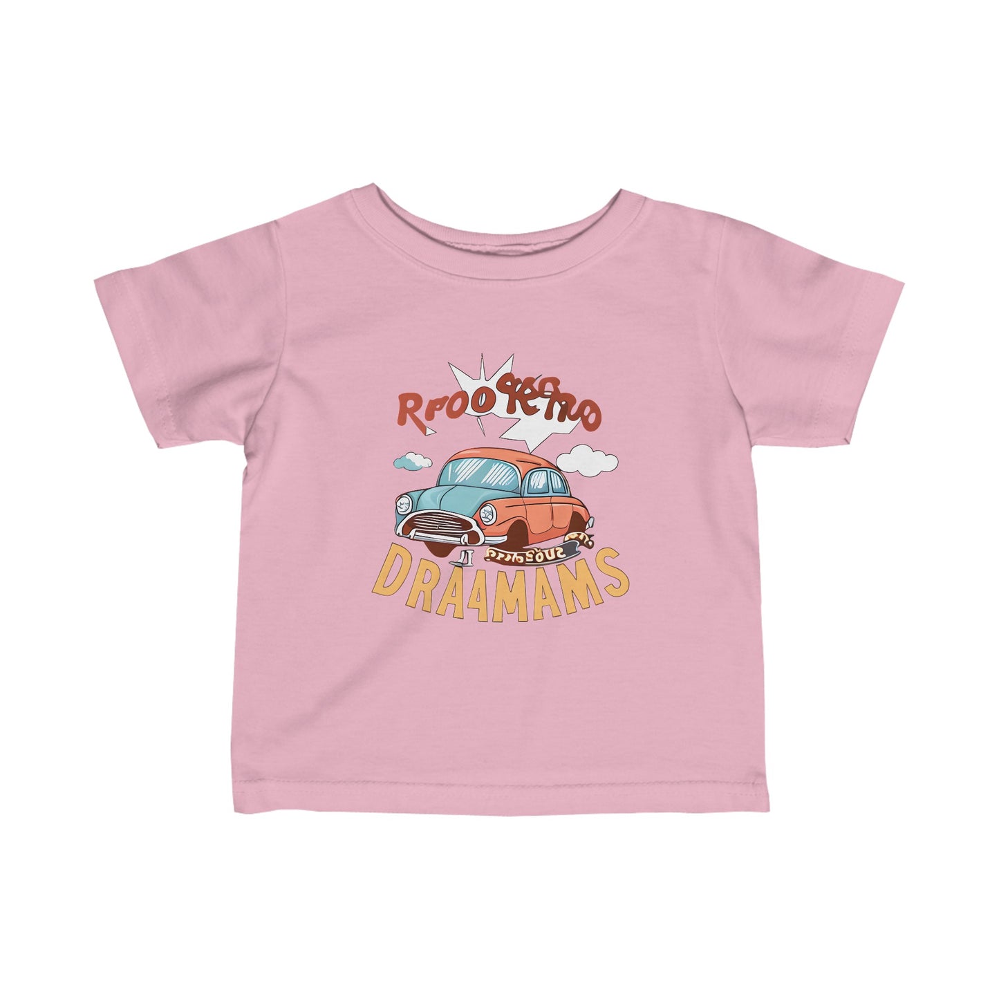 Cute little Retro Car Logo Infant Fine Jersey Tee-MyBrightSideClothing