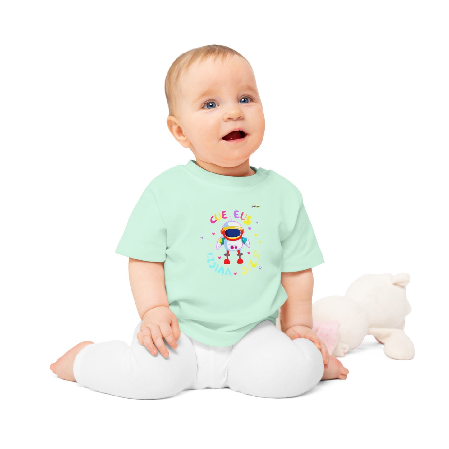 Cute Little Astronaut Baby T-Shirt-My Bright Side Clothing