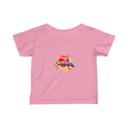 Borrowing Hearts Super Heart Hero Logo Infant Fine Jersey Tee--My Bright Side Clothing