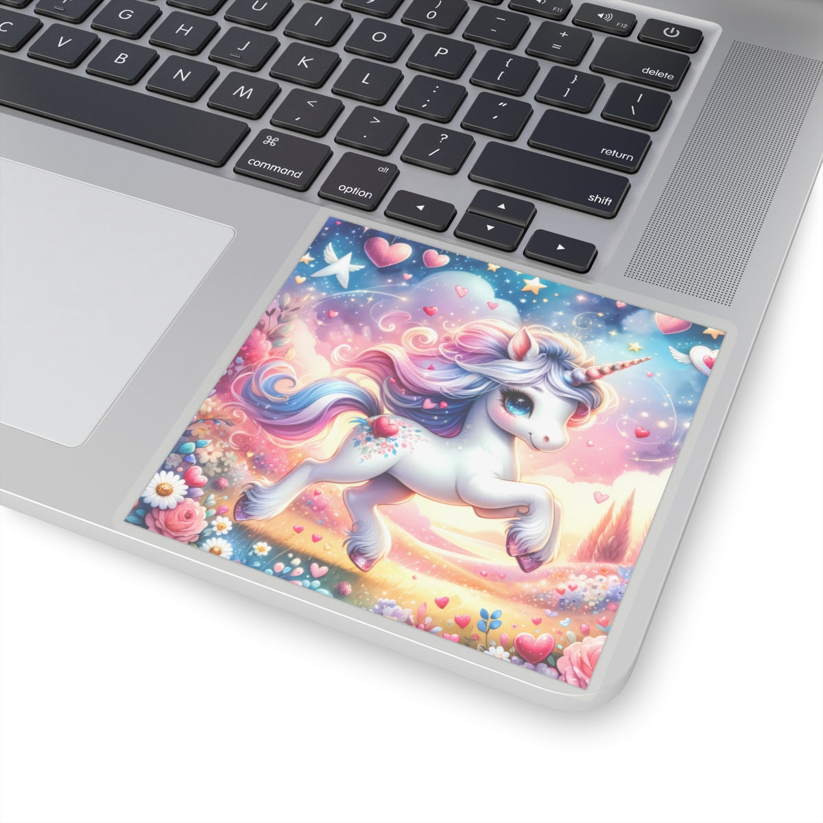 Magical Unicorn Love Kiss-Cut Sticker-My Bright Side Clothing