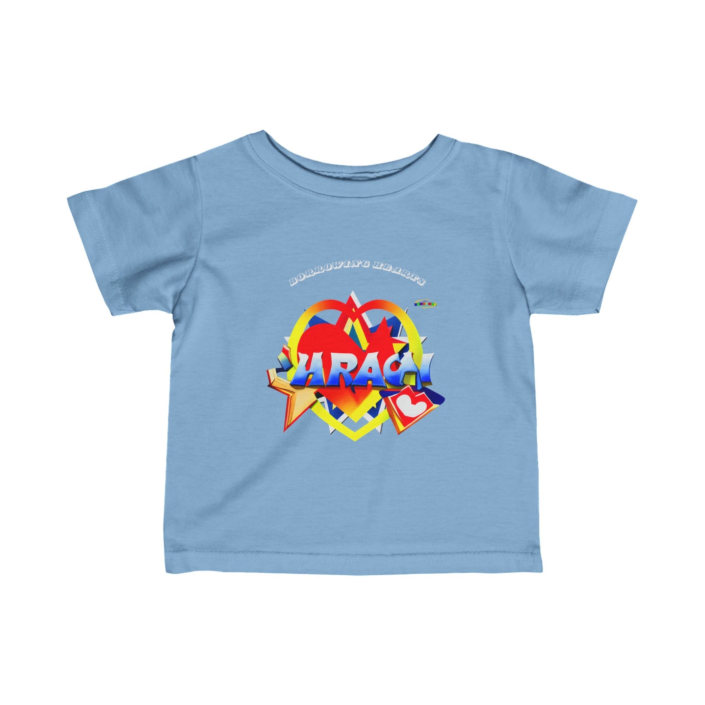 Borrowing Hearts Super Heart Hero Logo Infant Fine Jersey Tee--My Bright Side Clothing