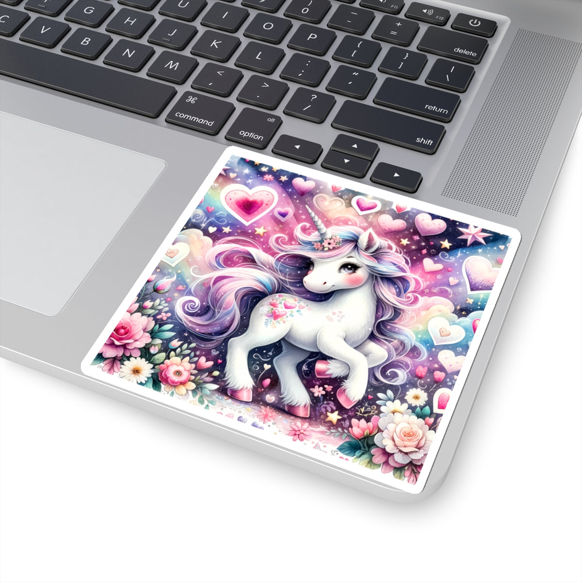 Magical Unicorn Love Kiss-Cut Sticker-My Bright Side Clothing