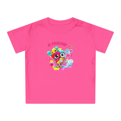 Cute Rainbow baby Robot Baby T-Shirt-My Bright Side Clothing