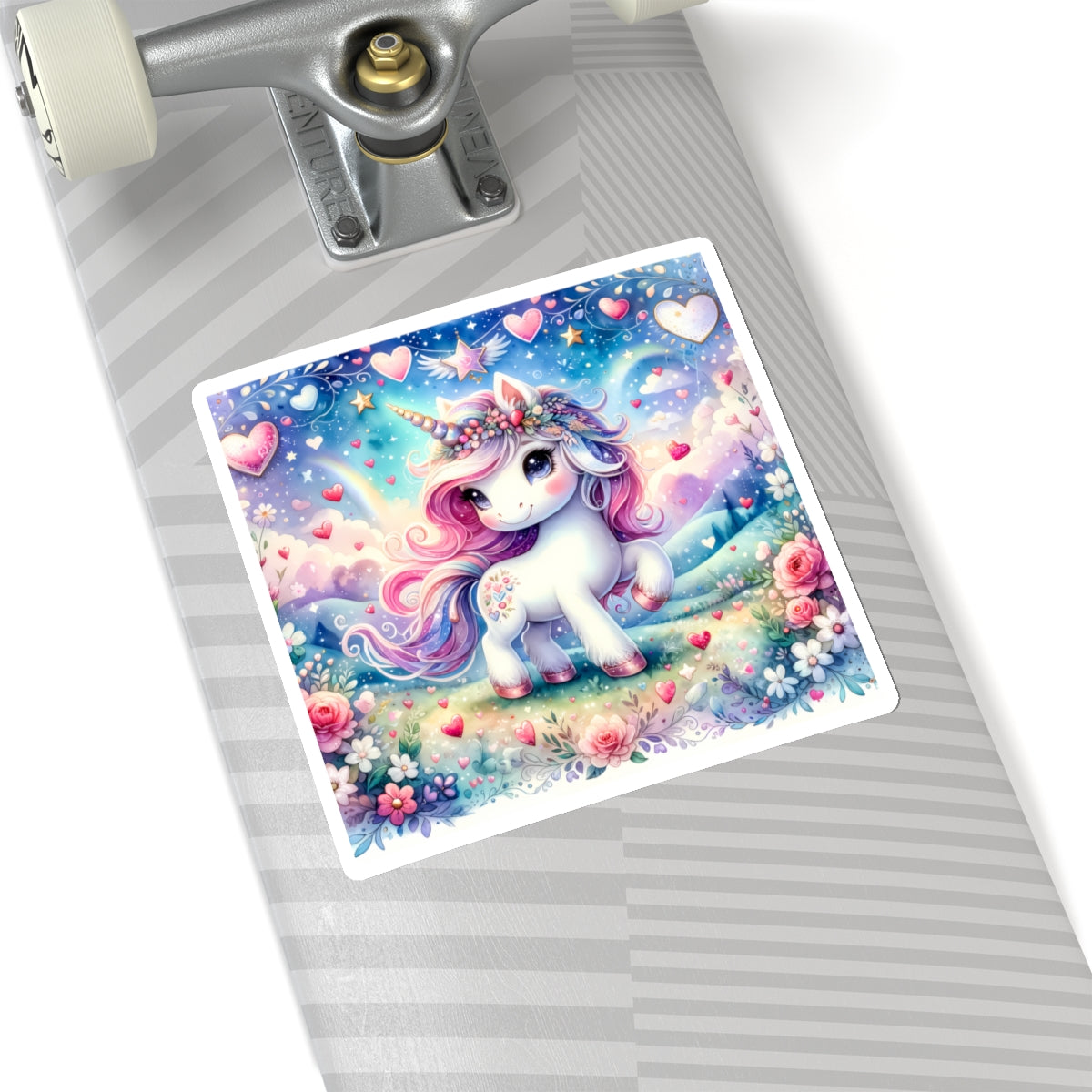 Magical Unicorn Love Kiss-Cut Sticker-My Bright Side Clothing