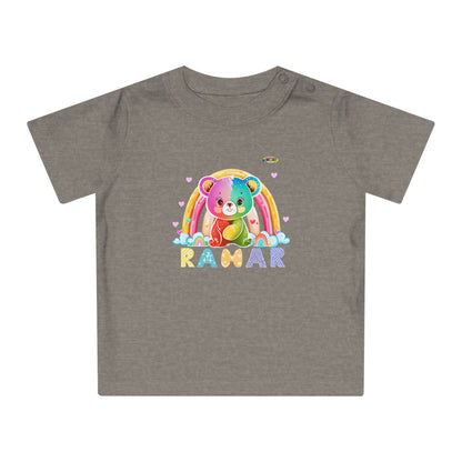 Cute Rainbow Teddy Bear Baby T-Shirt--My Bright Side Clothing