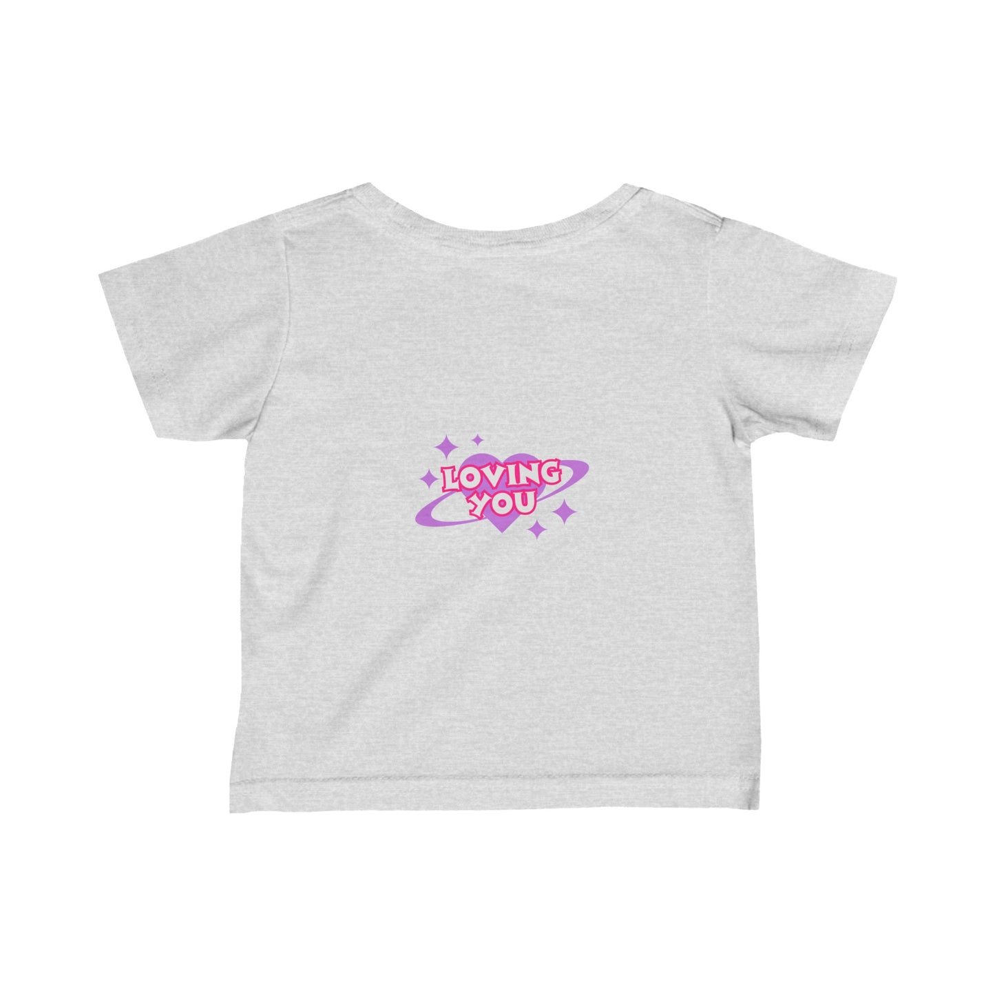 Cute Loving me Loving You Heart Unicorn  Infant Fine Jersey Tee-My Bright Side Clothing