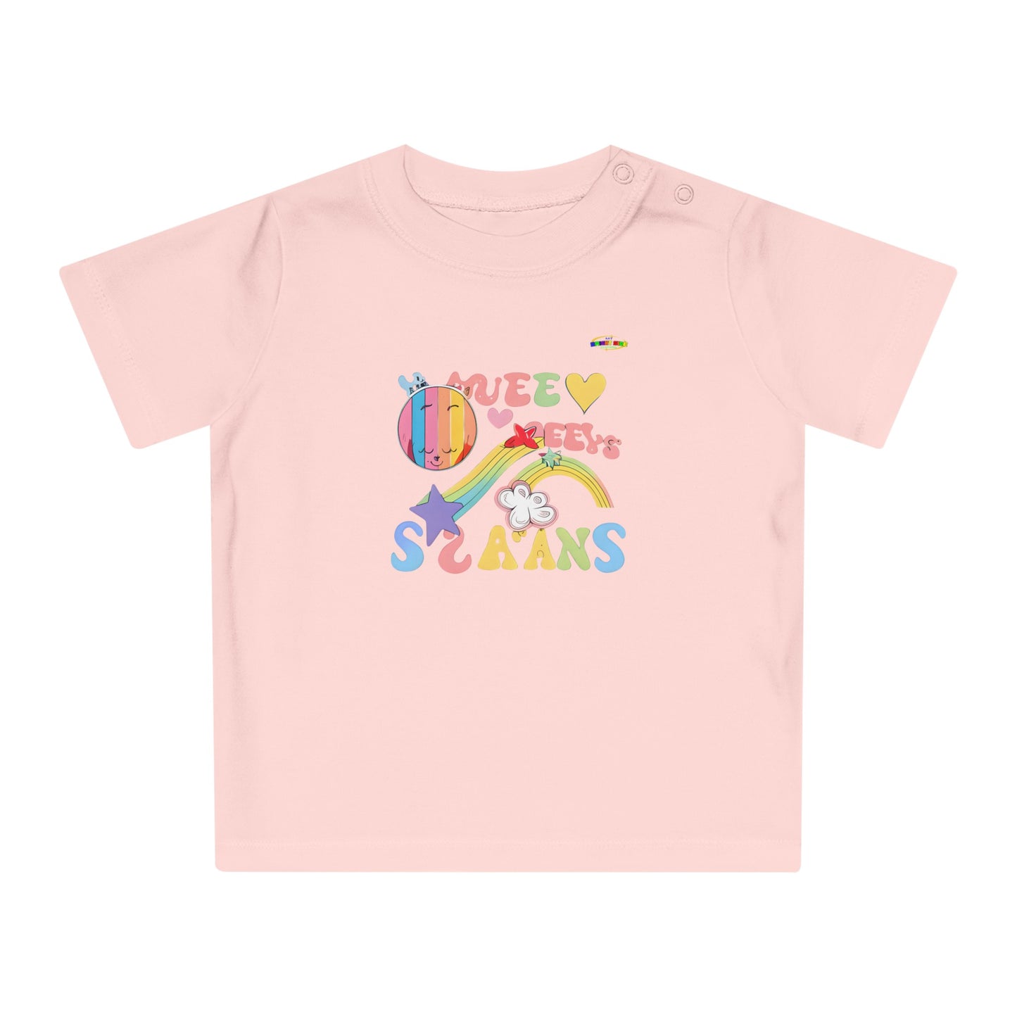 Groovy Rainbow Music Logo Baby T-Shirt--My Bright Side Clothing