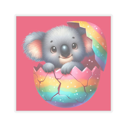 Cute and Sweet Little Kola Easter Egg -Kiss-Cut Sticker-My Bright Side Clothing