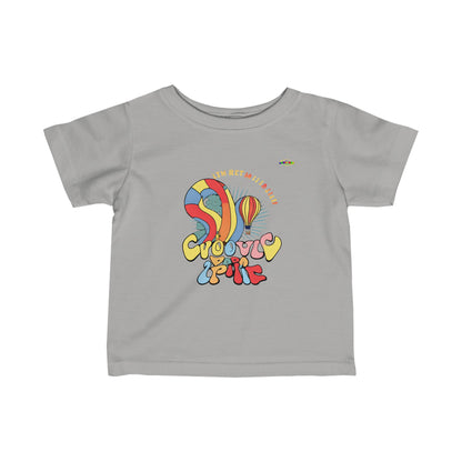 My Groovy Life Logo Infant Fine Jersey Tee-MyBrightSideClothing