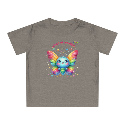 Cute Rainbow Baby Butterfly Graphic Baby T-Shirt--My Bright Side Clothing