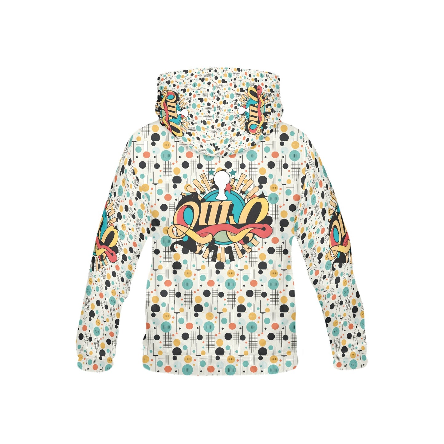 Record Retro Bright mind bright life subliminal message Pattern and Logo Children's Hoodie-My Bright Side Clothing