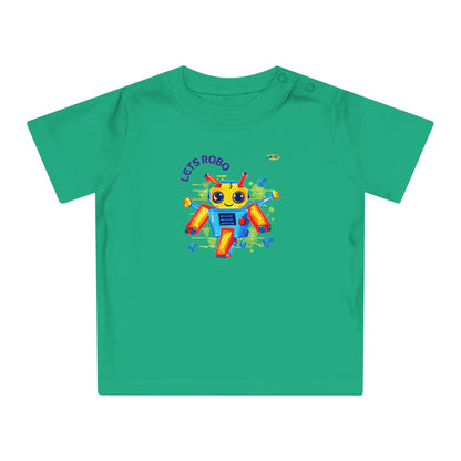 Cute Lets Little Dancing Robot Baby T-Shirt-My Bright Side Clothing