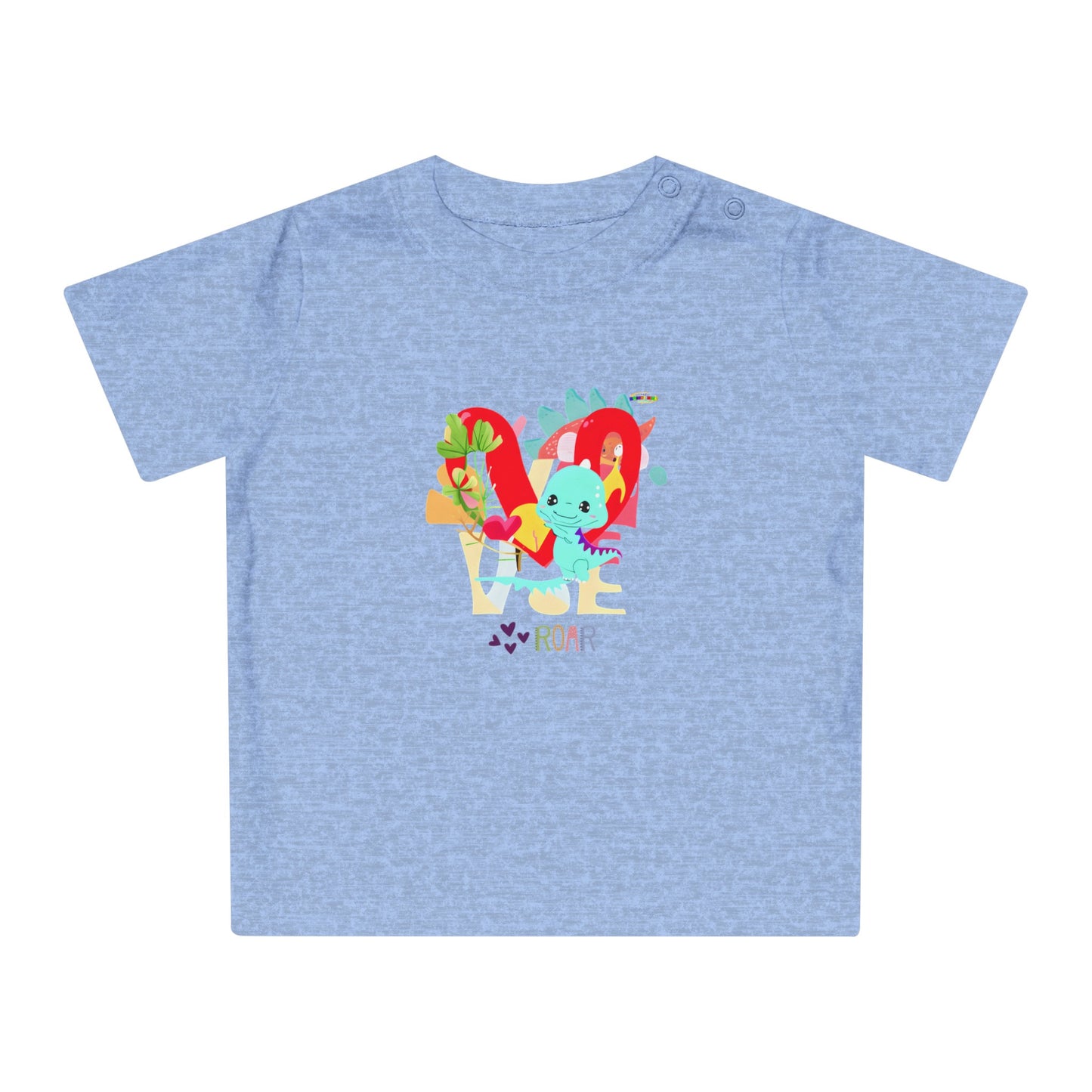 Cute roar-ing love baby dino graphic Baby T-Shirt--My Bright Side Clothing