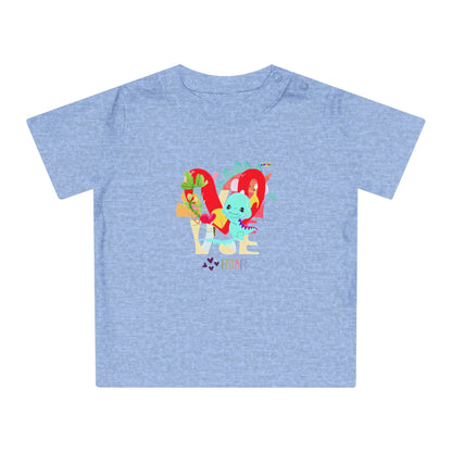 Cute roar-ing love baby dino graphic Baby T-Shirt--My Bright Side Clothing