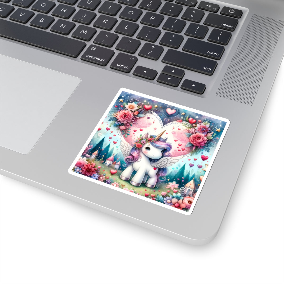 Magical Unicorn Love Kiss-Cut Sticker-My Bright Side Clothing