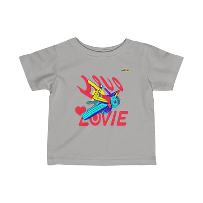 Aiplane Logo Infant Fine Jersey Tee-MyBrightSideClothing