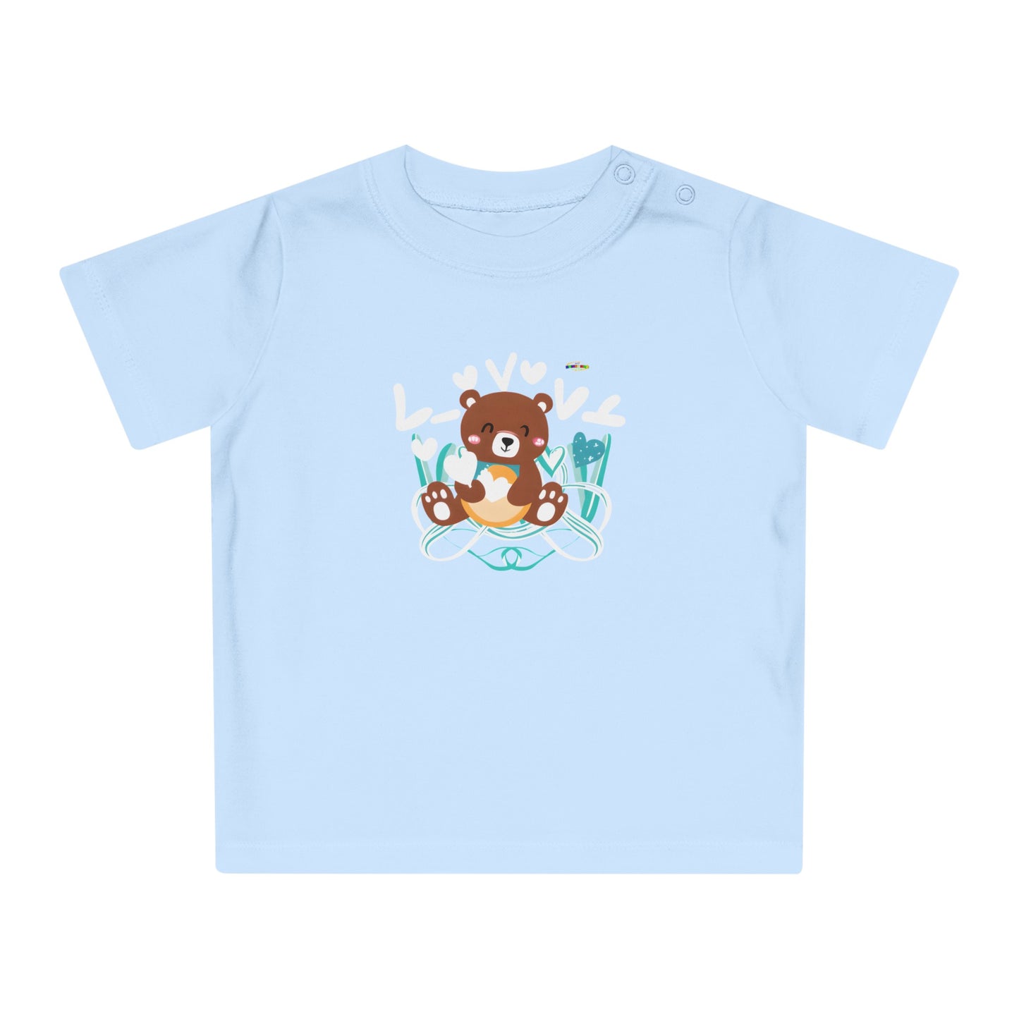 Cute Love Bear Baby T-Shirt-My Bright Side Clothing