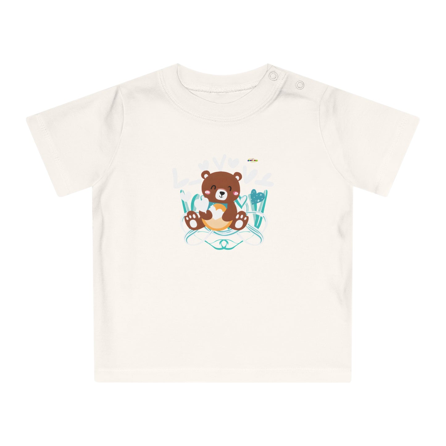 Cute Love Bear Baby T-Shirt-My Bright Side Clothing