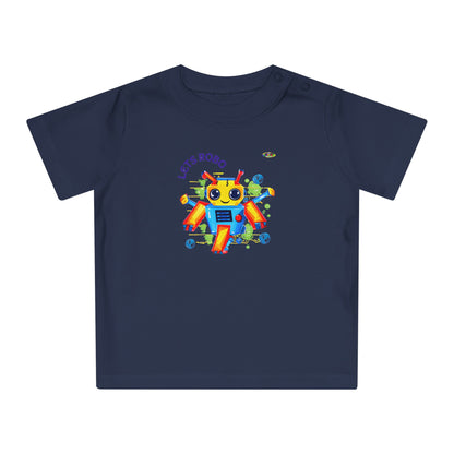 Cute Lets Little Dancing Robot Baby T-Shirt-My Bright Side Clothing