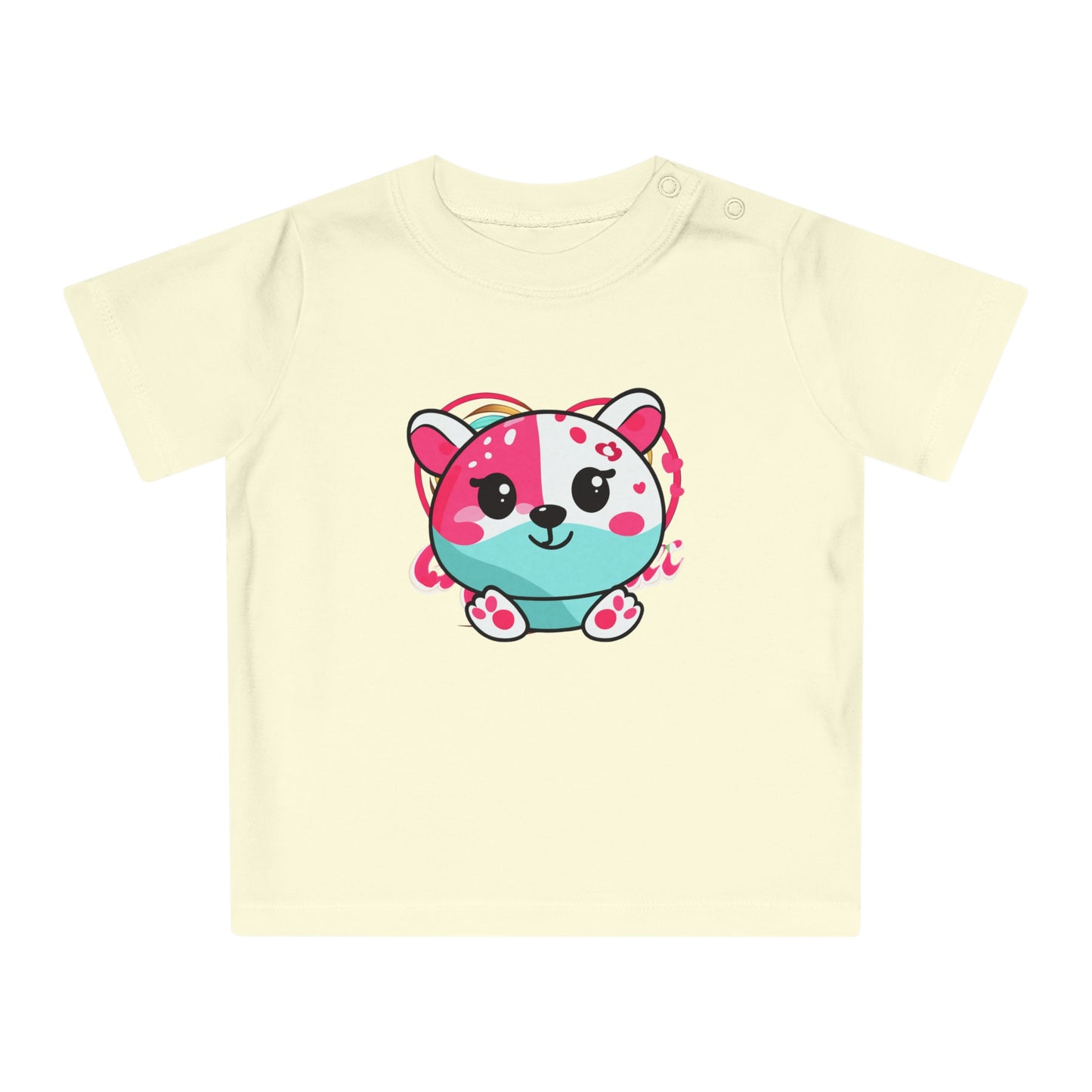 Cute Rainbow Love Bear Baby T-Shirt-My Bright Side Clothing