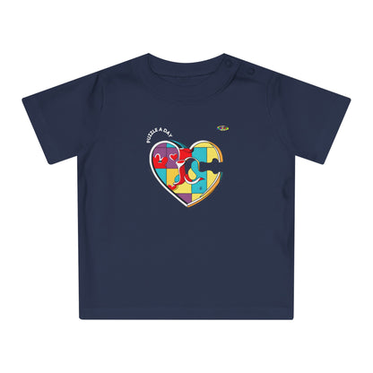 Cute Rainbow Heart Logo Baby T-Shirt-My Bright Side Clothing