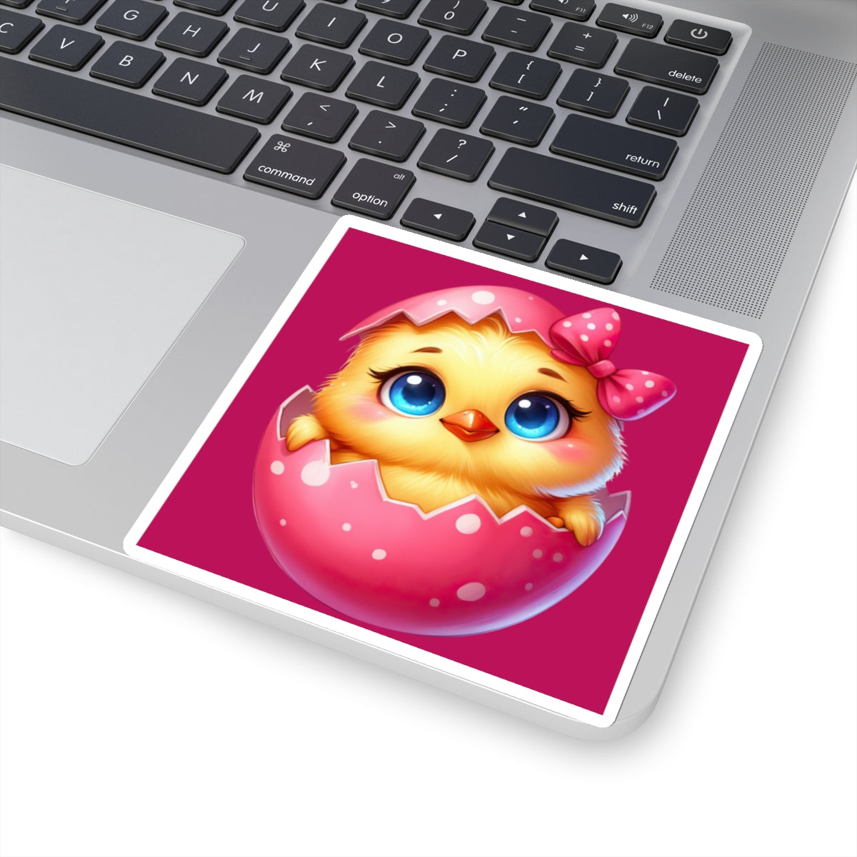 Cute and Sweet Little Chick Easter Egg -Kiss-Cut Sticker-My Bright Side Clothing