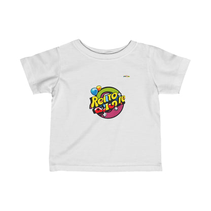 Cute keeping it Bright Rainbow Logo Infant Fine Jersey Tee-My Bright Side Clothing