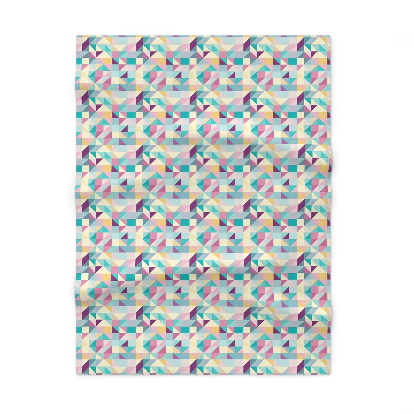 Pastel Lego Pattern Soft Fleece Baby Blanket--My Bright Side Clothing