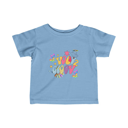 Cute Rainbow Groovy Logo Infant Fine Jersey Tee  -My Bright Side Clothing