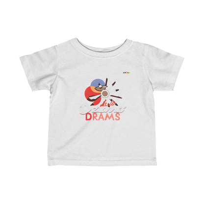 Cute Dreaming to fly logo Infant Fine Jersey Tee-My Bright Side Clothing